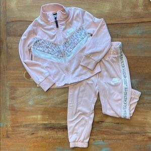 Nike Pink Tracksuit Set